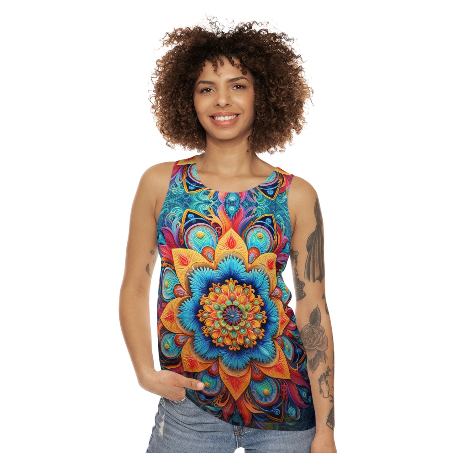 Floral Mandala - Tank Top