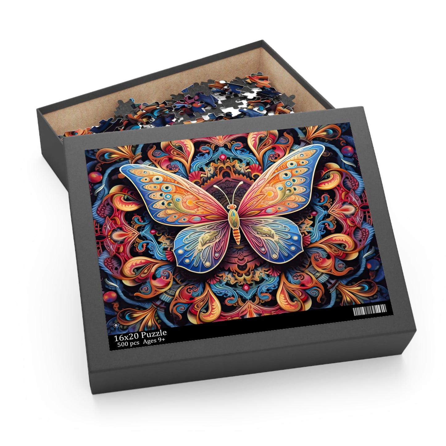 Butterfly Mandala - Jigsaw Puzzle