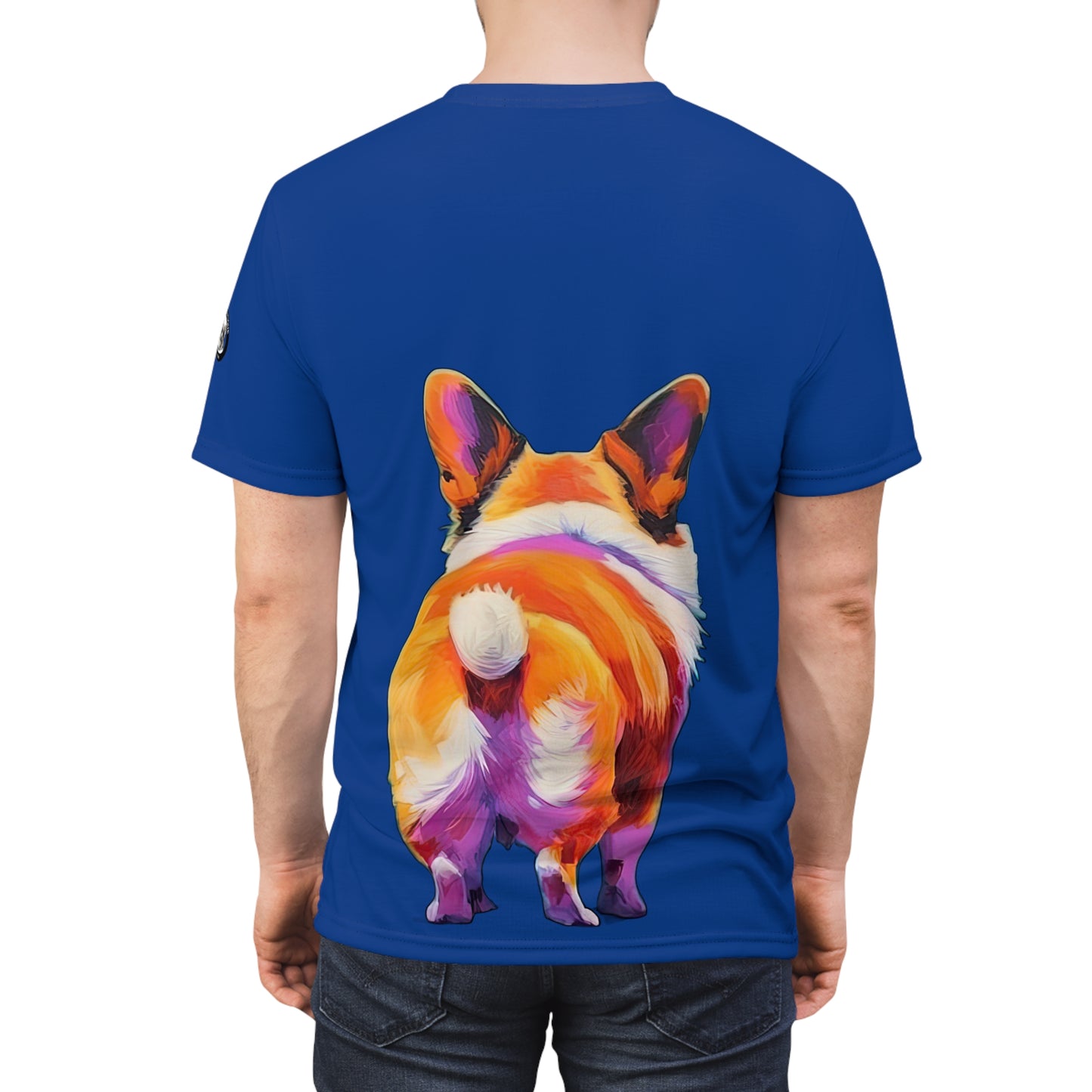 Corgi Butt in Blue - Fashion Tee