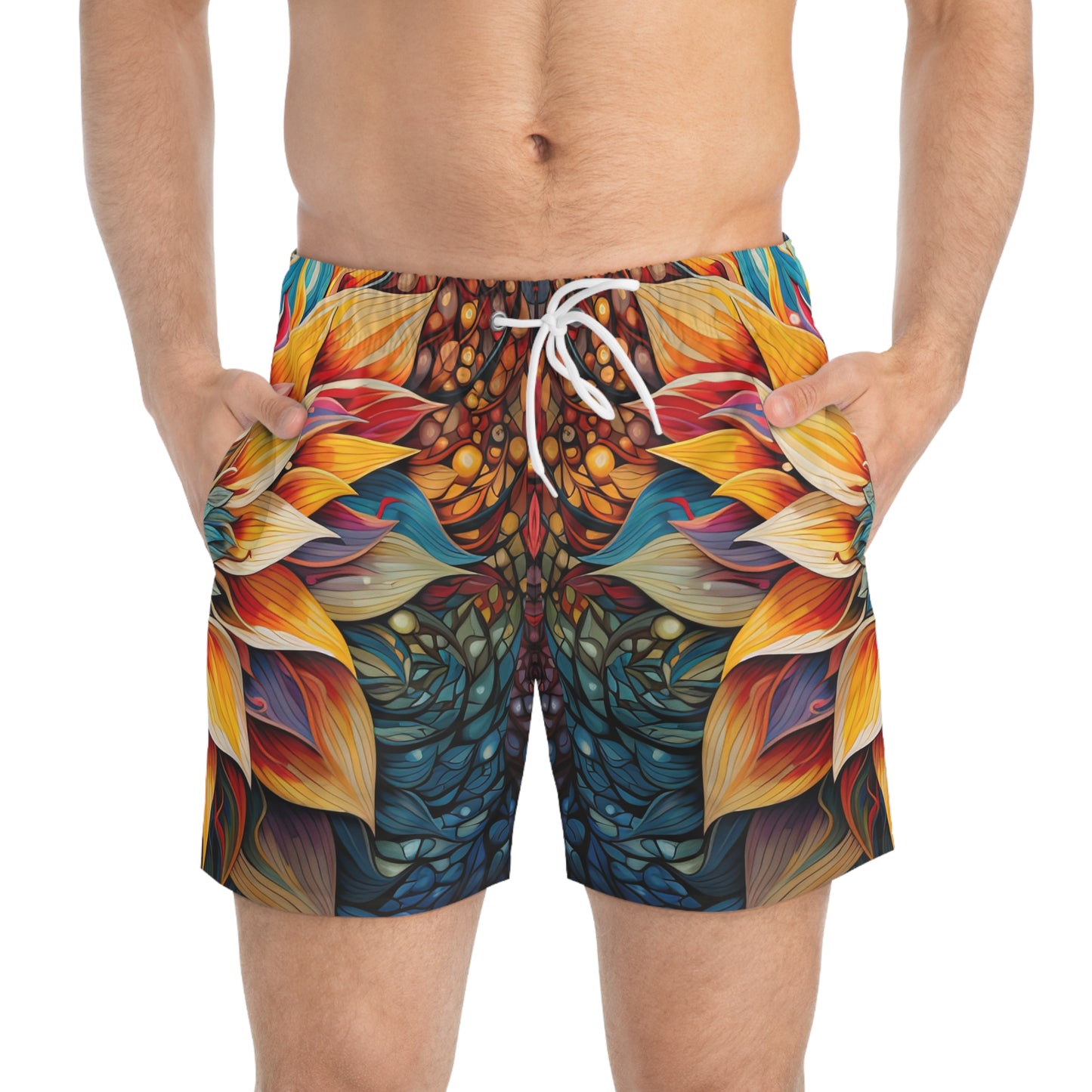 Pulsation - Artsy Swim Trunks