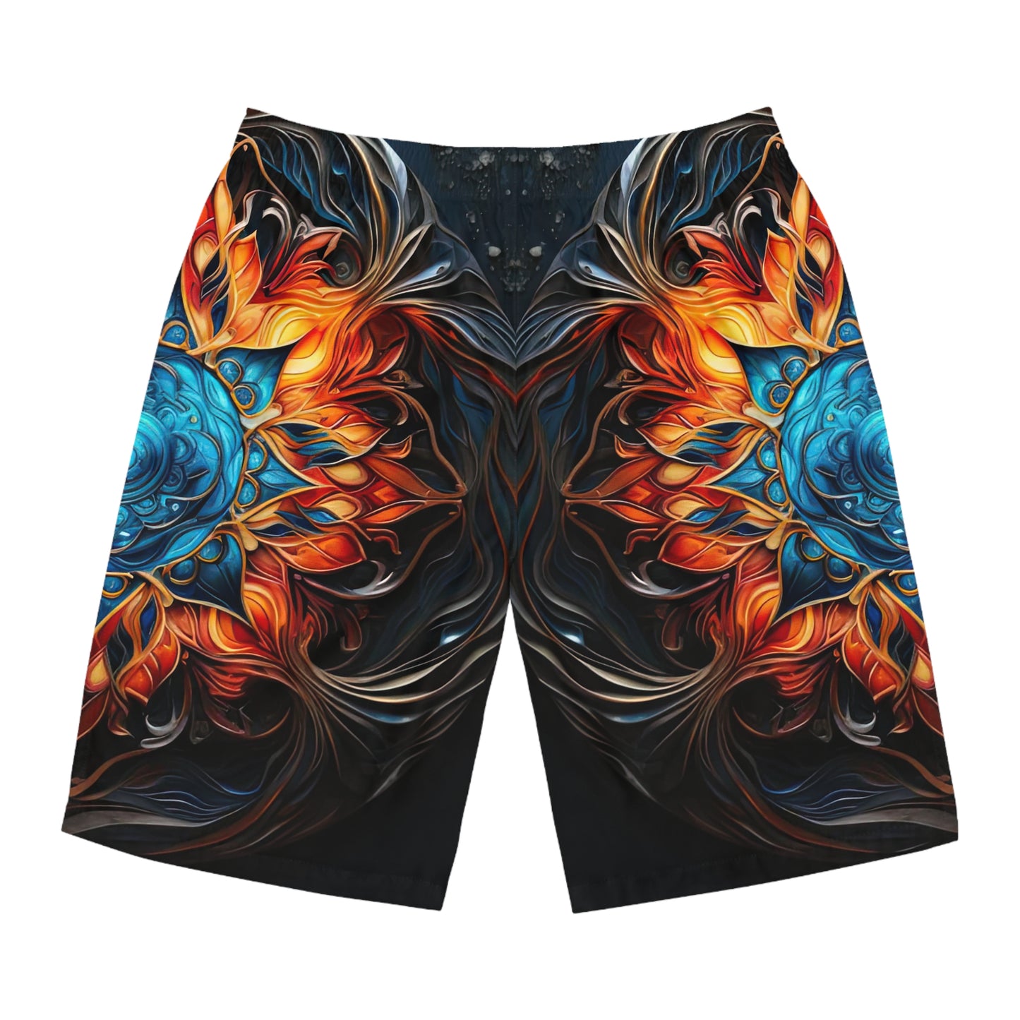 Fire and Ice - Artistic Board Shorts