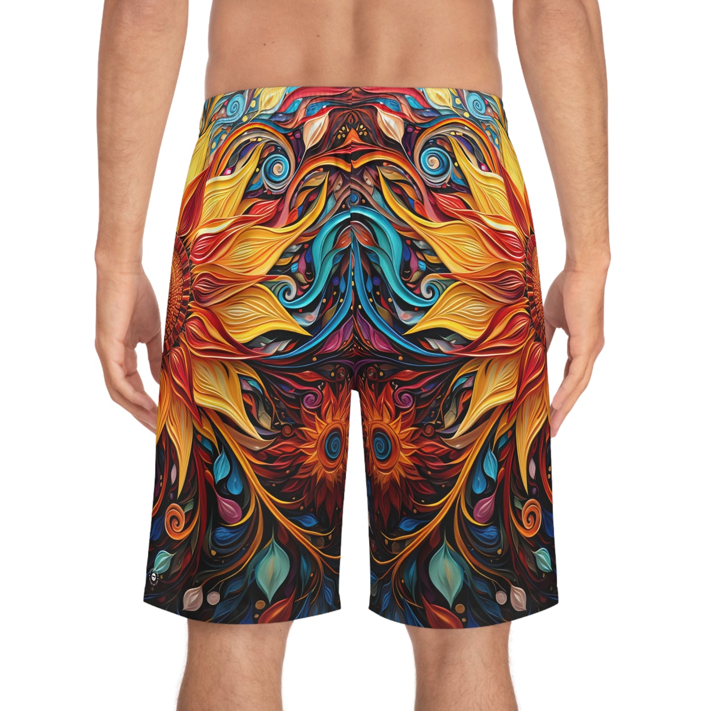 Blustery Blossom - Artistic Board Shorts