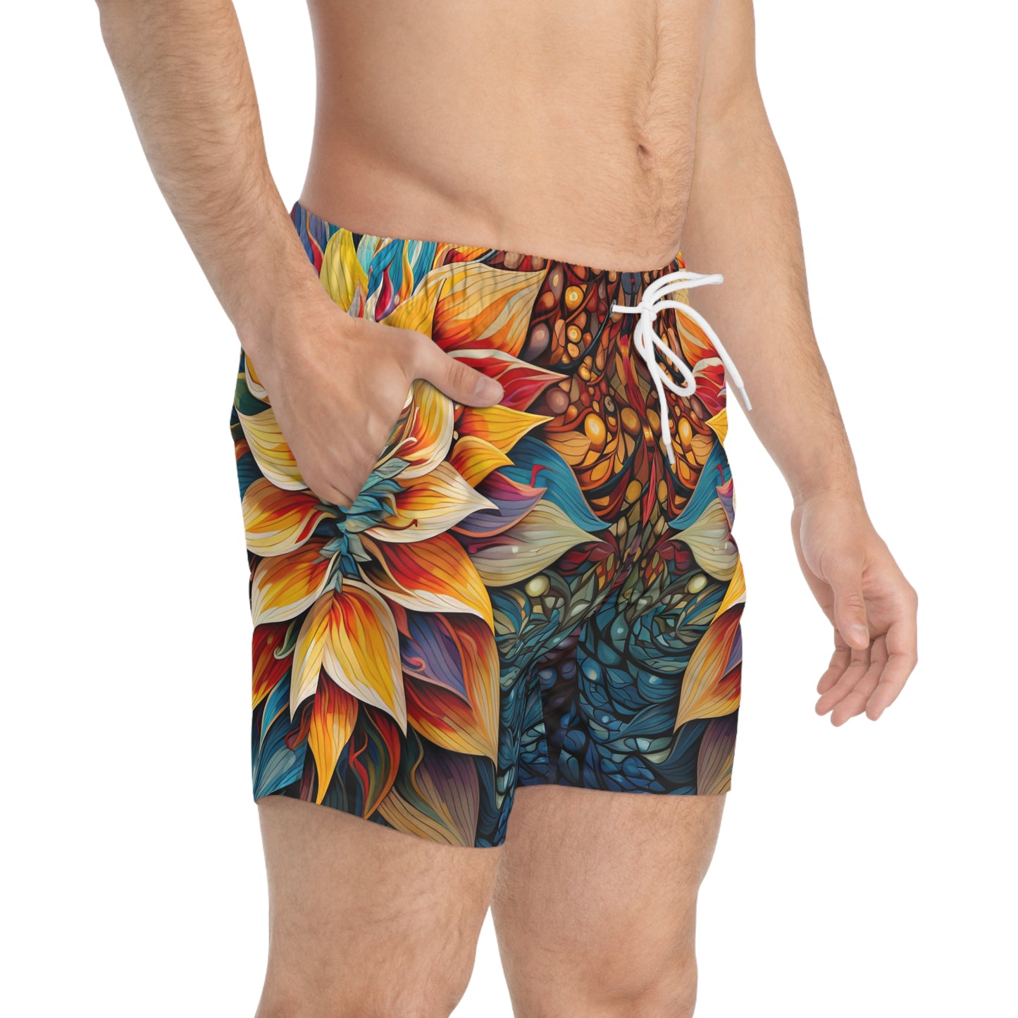 Pulsation - Artsy Swim Trunks