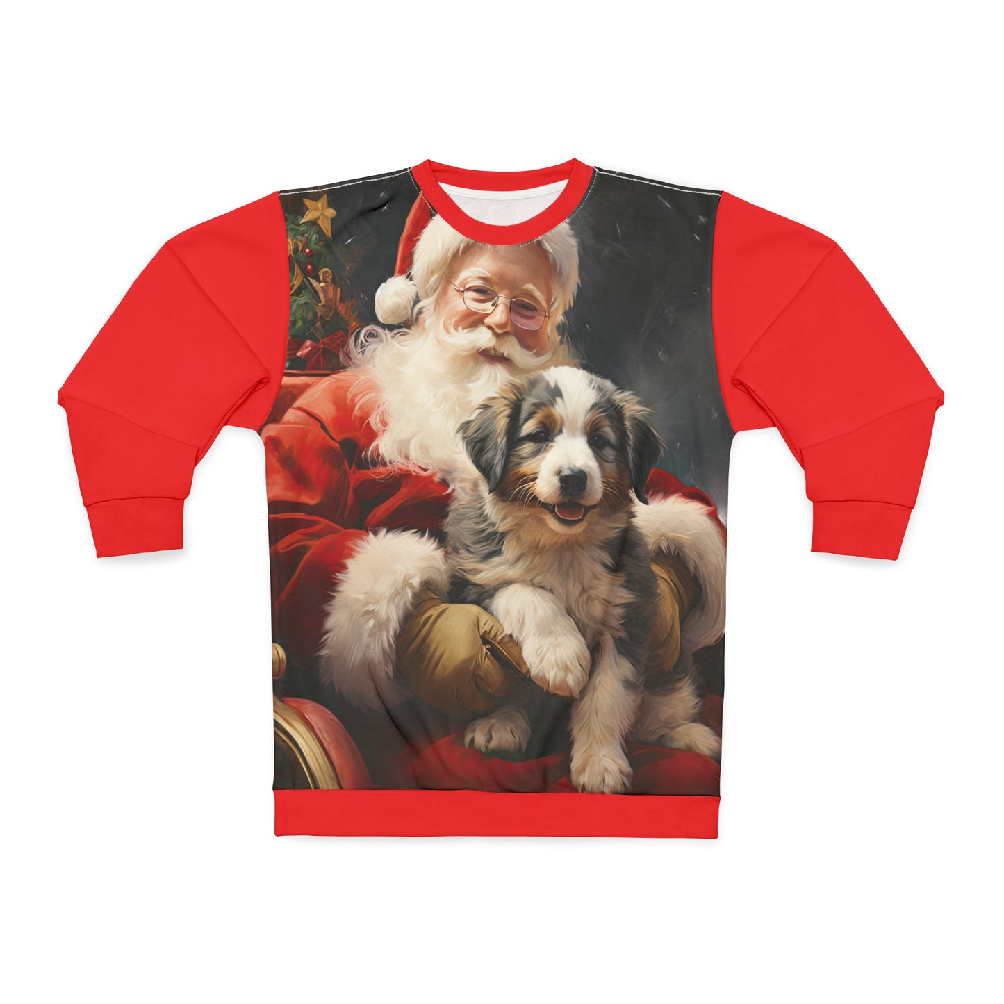 Santa Dog - Artistic Sweatshirt