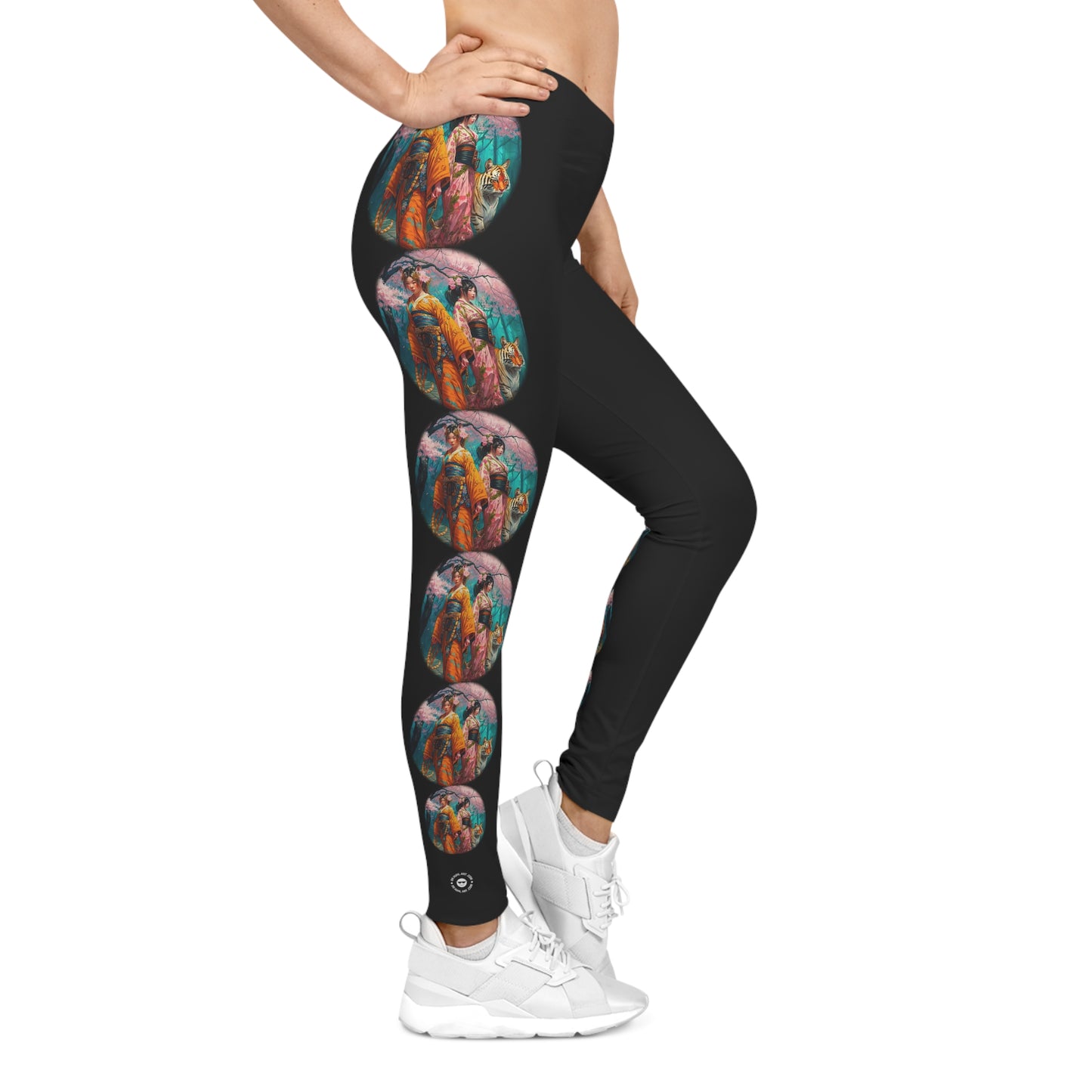 Tiger Geishas Trail - Artistic Leggings