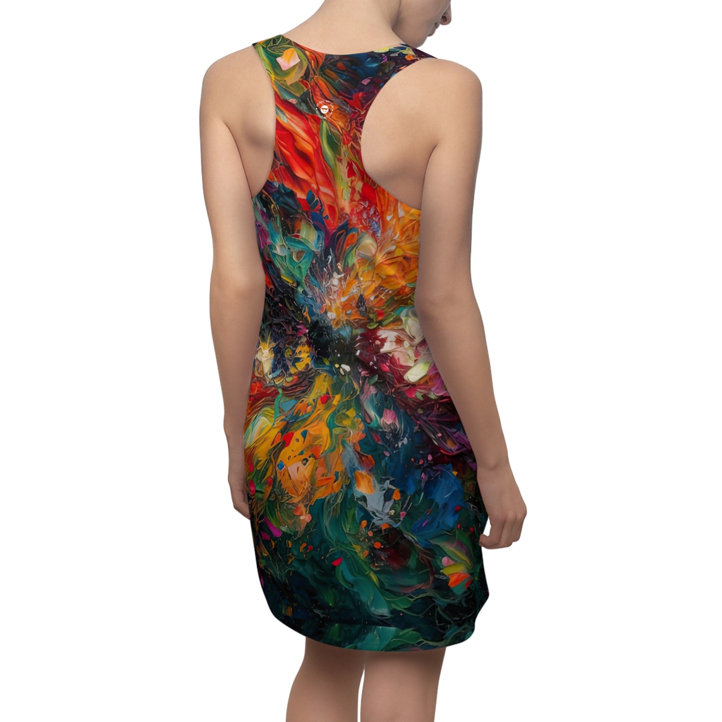 Colorized Dark Energy - Artistic Racerback Dress