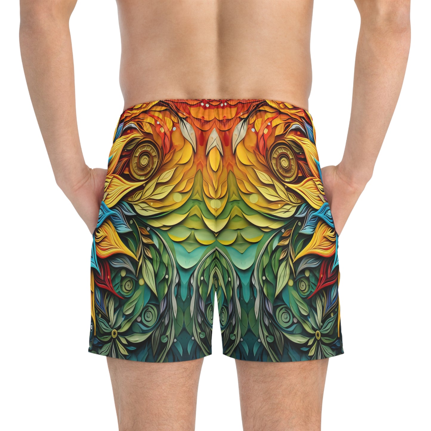 Swirl - Artsy Swim Trunks