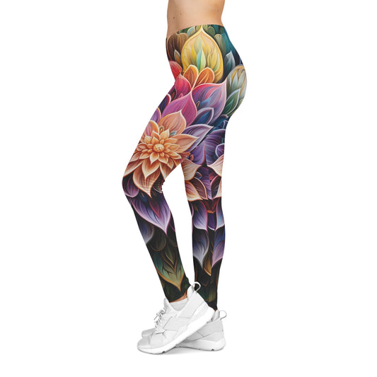 Lotus Mandala - Artistic Leggings