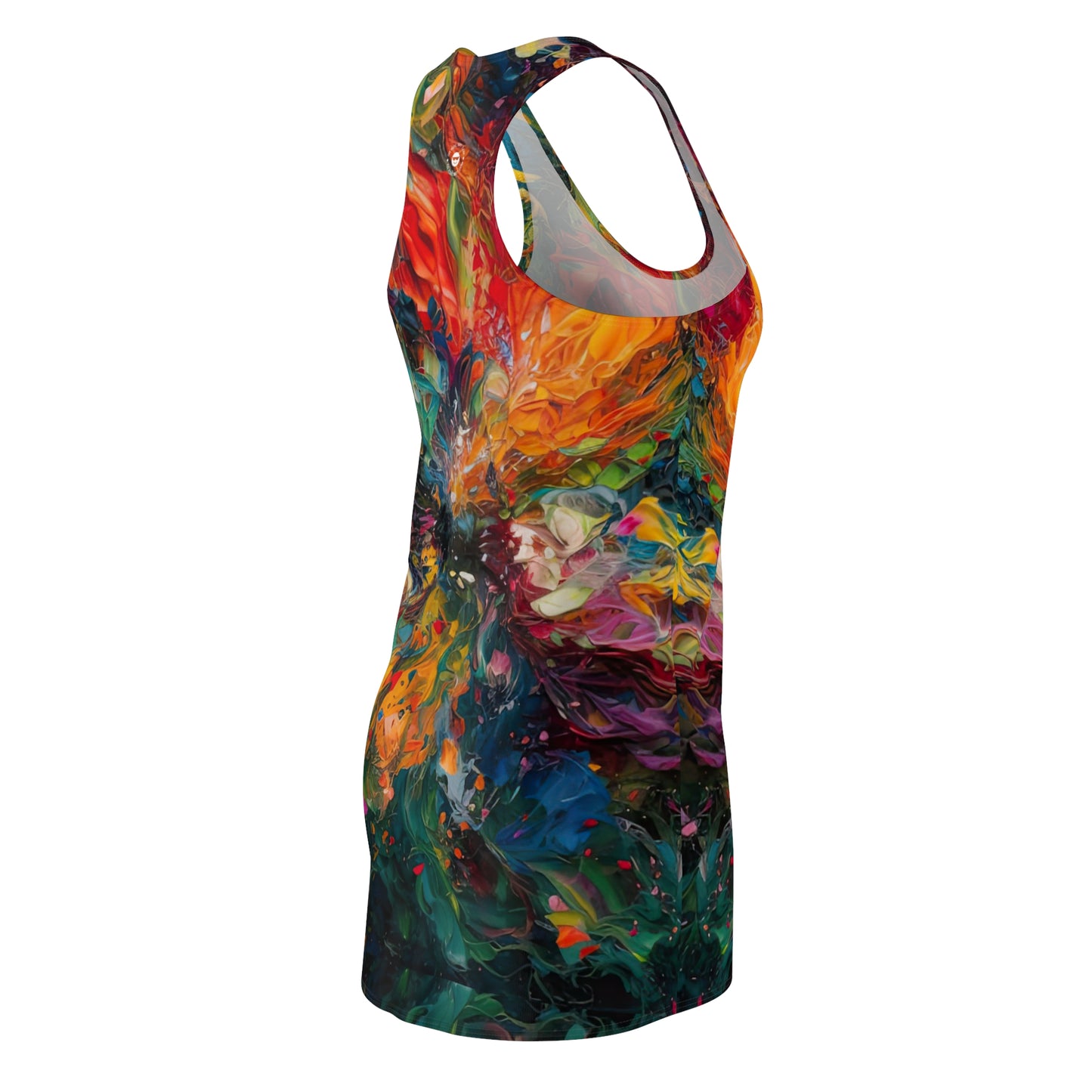 Colorized Dark Energy - Artistic Racerback Dress