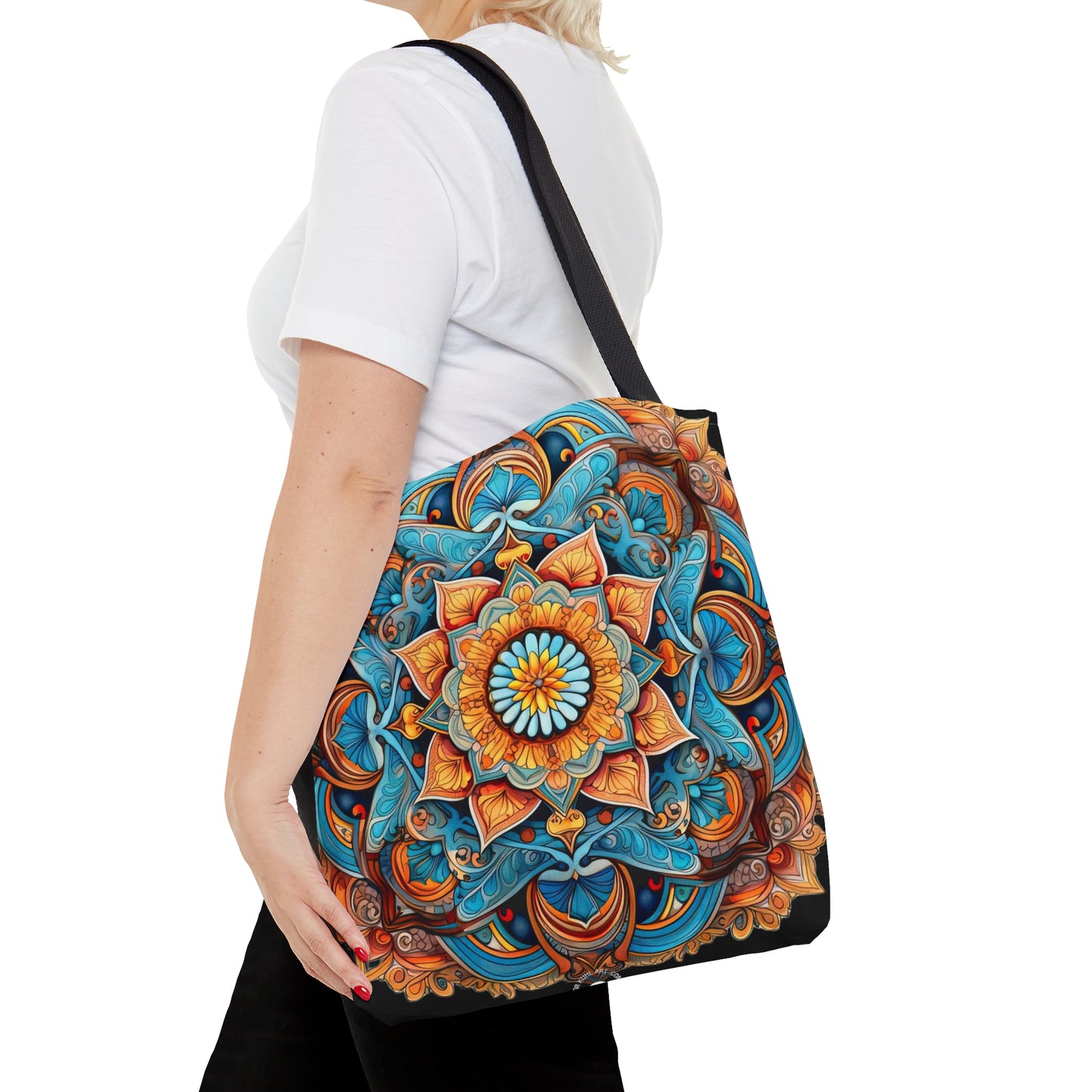 Winged Mandala - Artistic Tote Bag