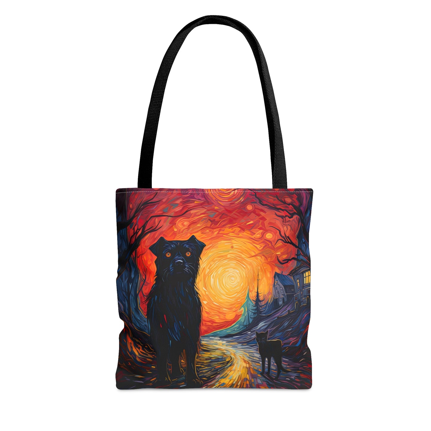 Scary Night - Artistic Tote Bag