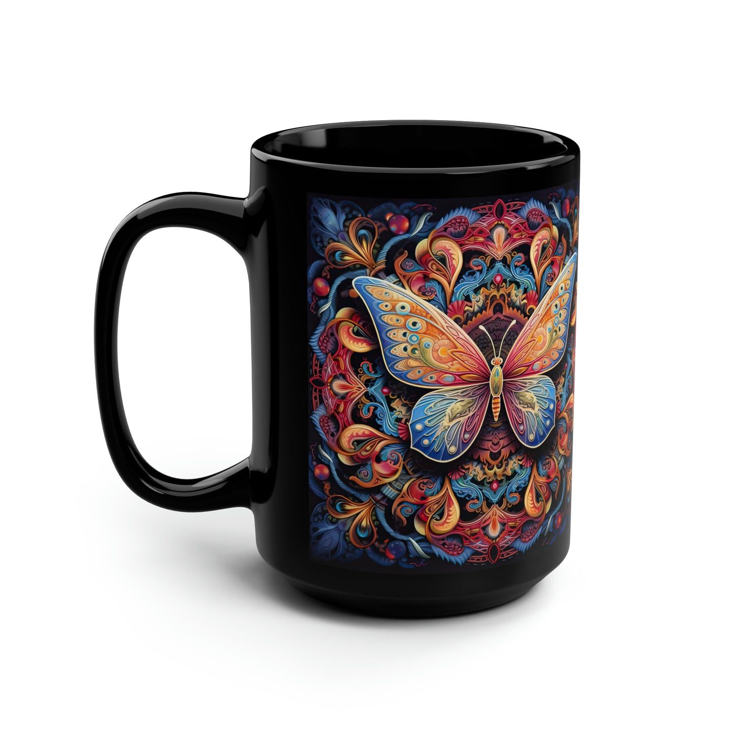 Butterfly Mandala - Mug Art