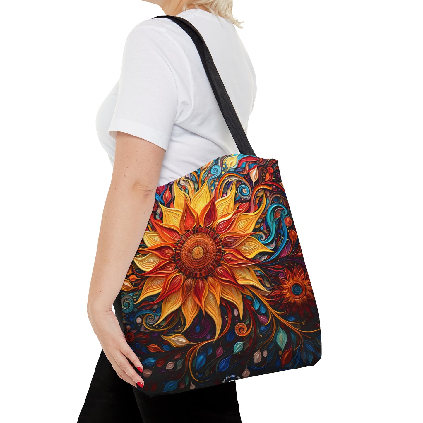 Blustery Blossom - Artistic Tote Bag