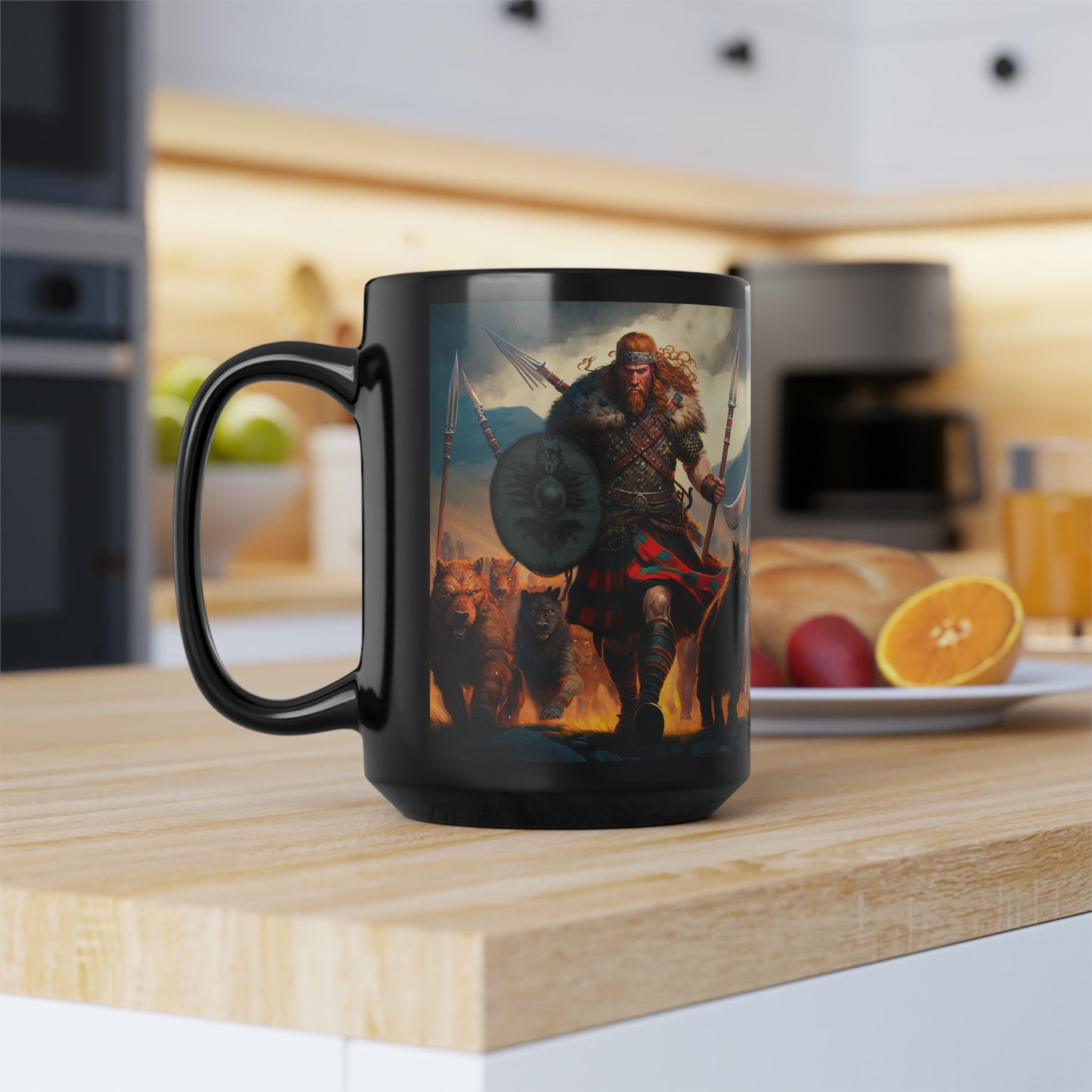 Scottish Battle Dog Pack - Mug Art