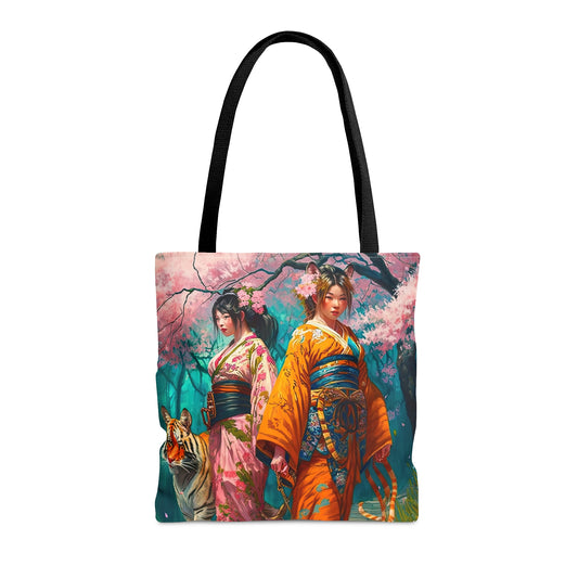 Tiger Geishas - Artistic Tote Bag