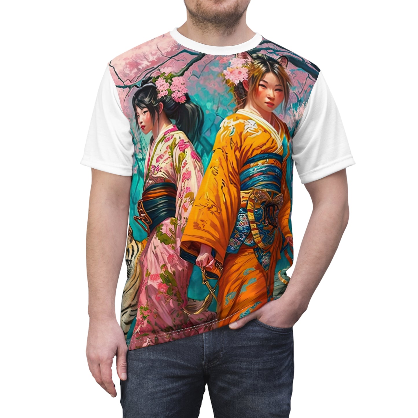 Geishas in White - Fashion Tee