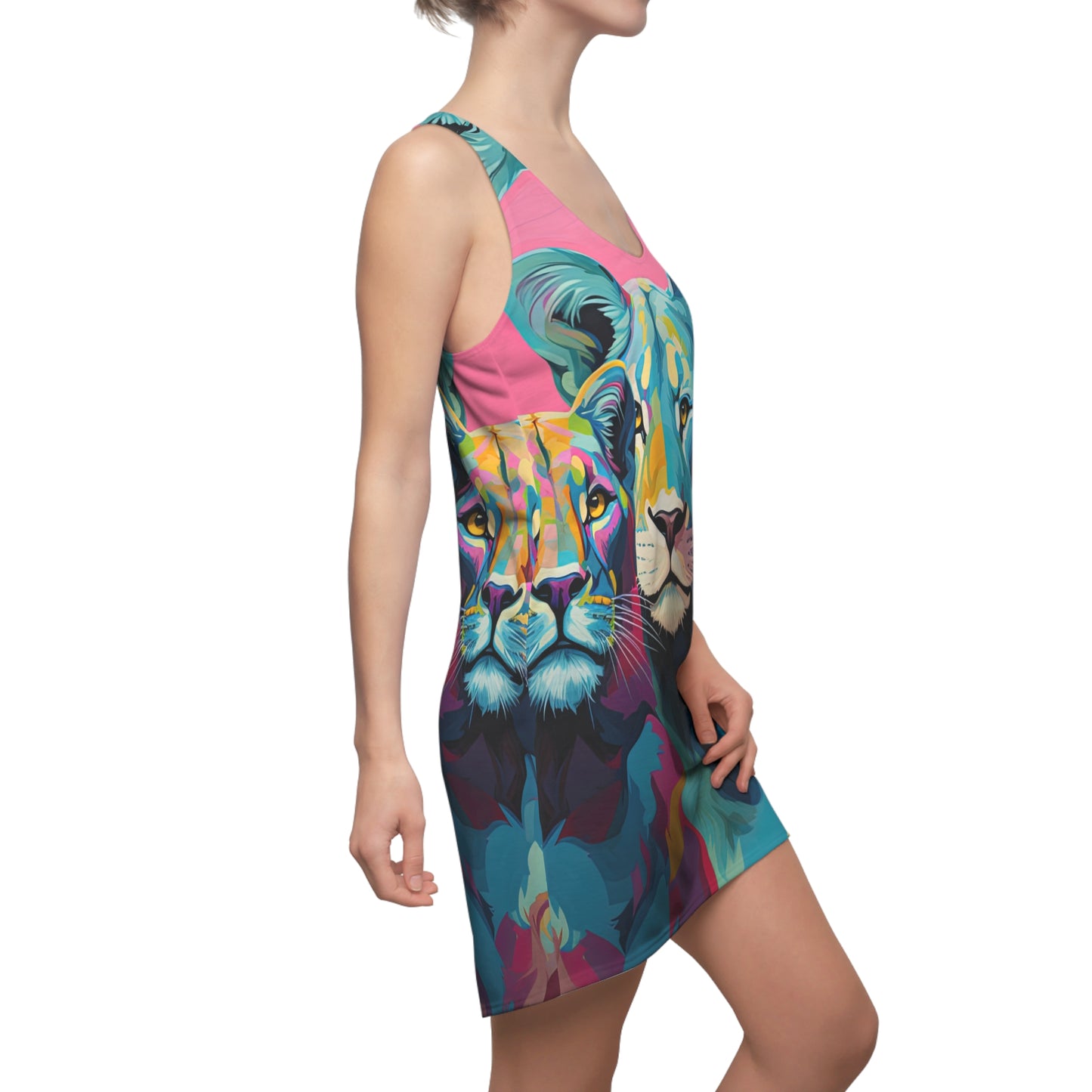 Lion Pride - Artistic Racerback Dress