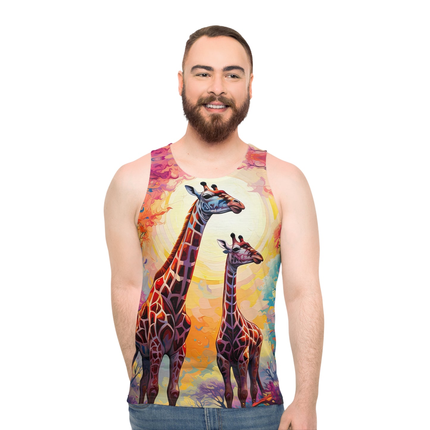 Giraffe Sunrise - Tank Top