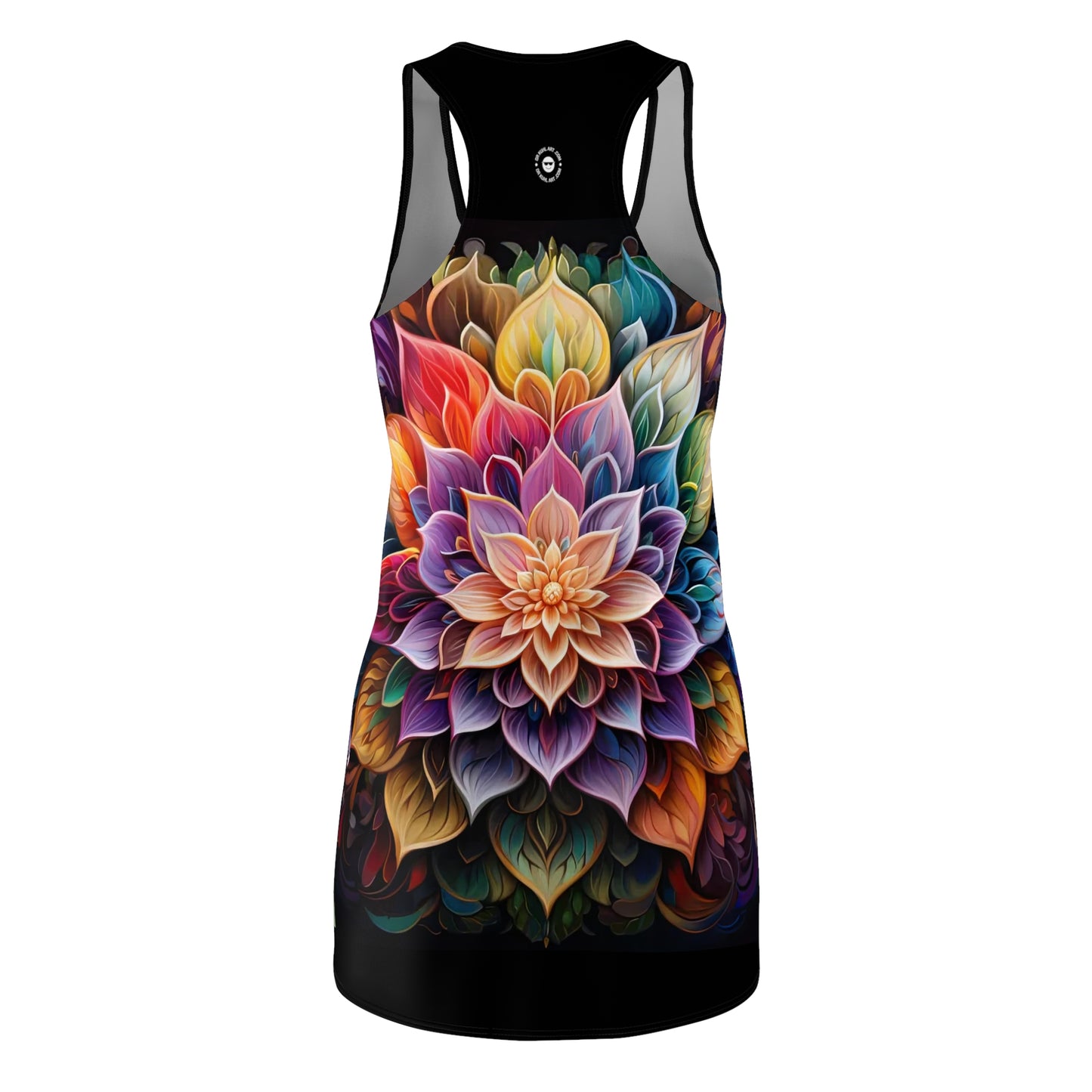 Lotus Mandala - Artistic Racerback Dress