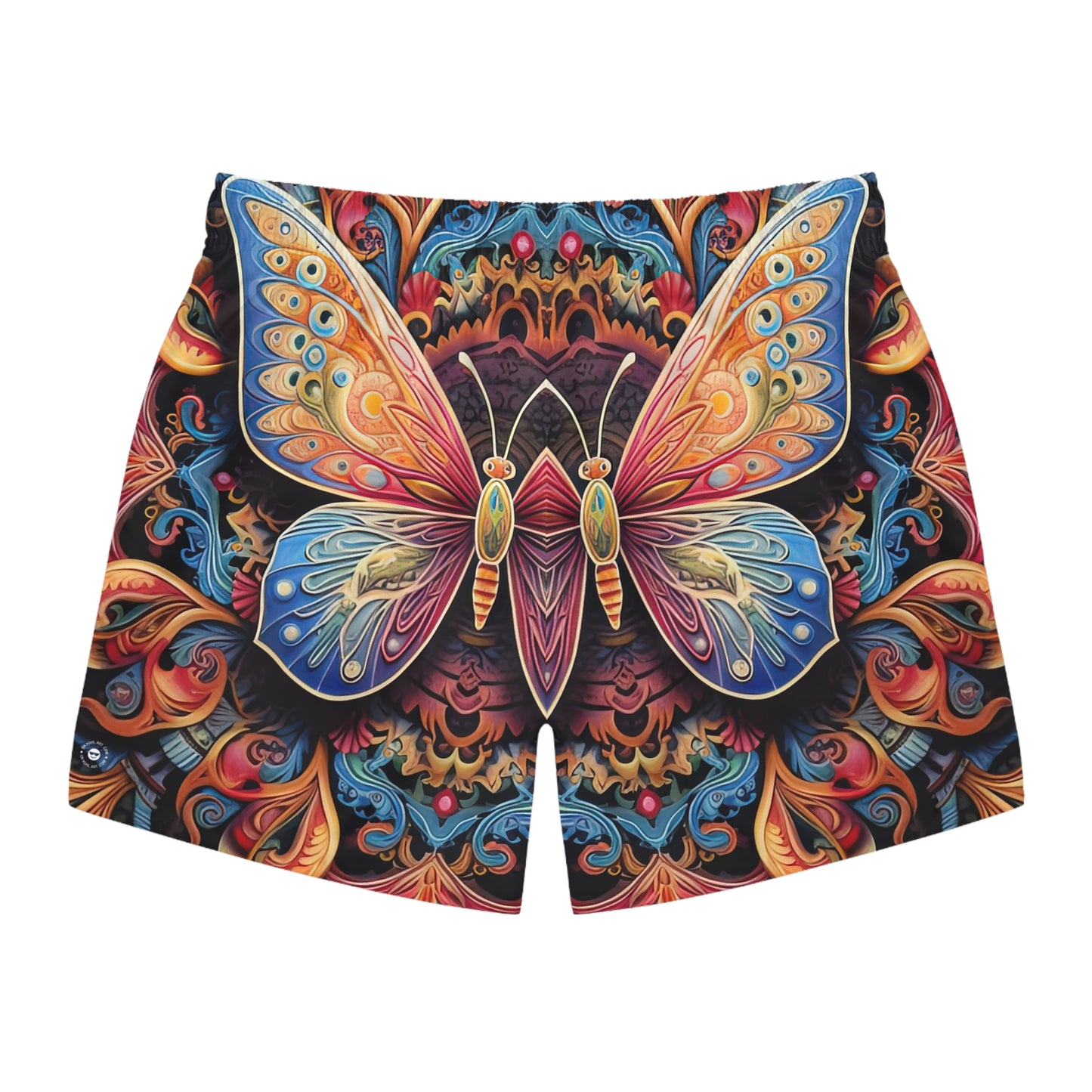 Butterfly Mandala - Artsy Swim Trunks