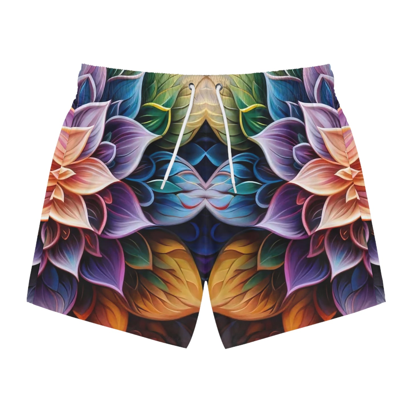 Lotus Mandala - Artsy Swim Trunks