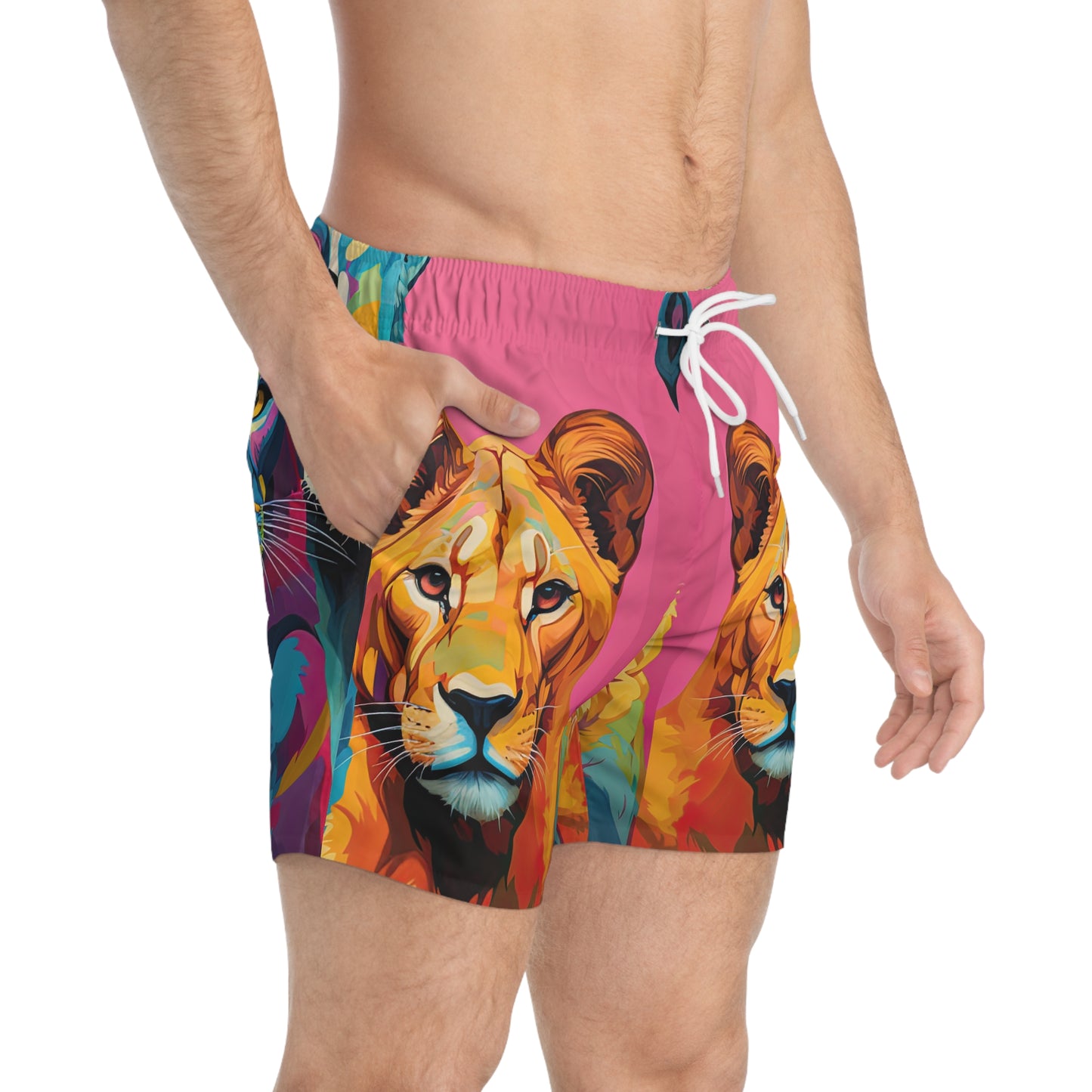 Lion Pride - Artsy Swim Trunks