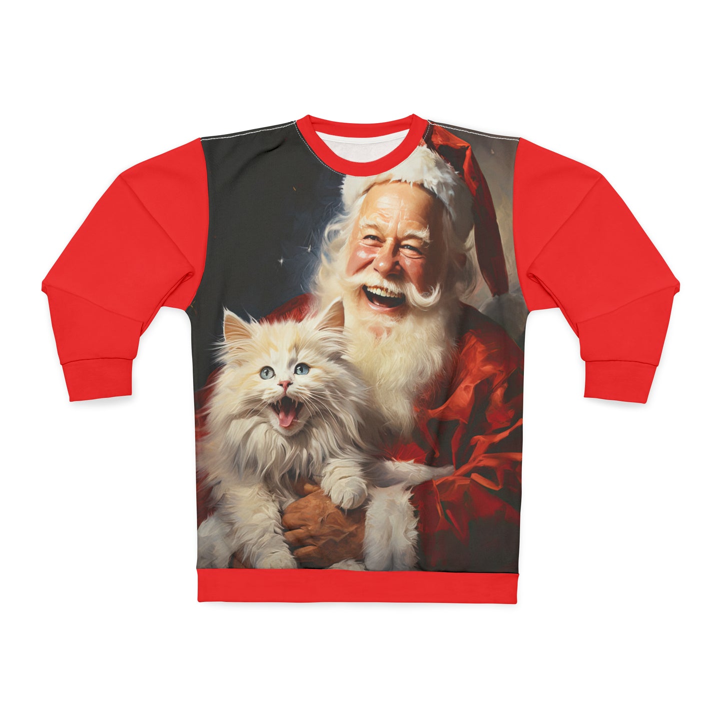 Santa Cat - Artistic Sweatshirt