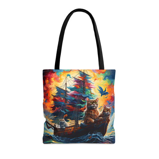 Sea Cats - Artistic Tote Bag