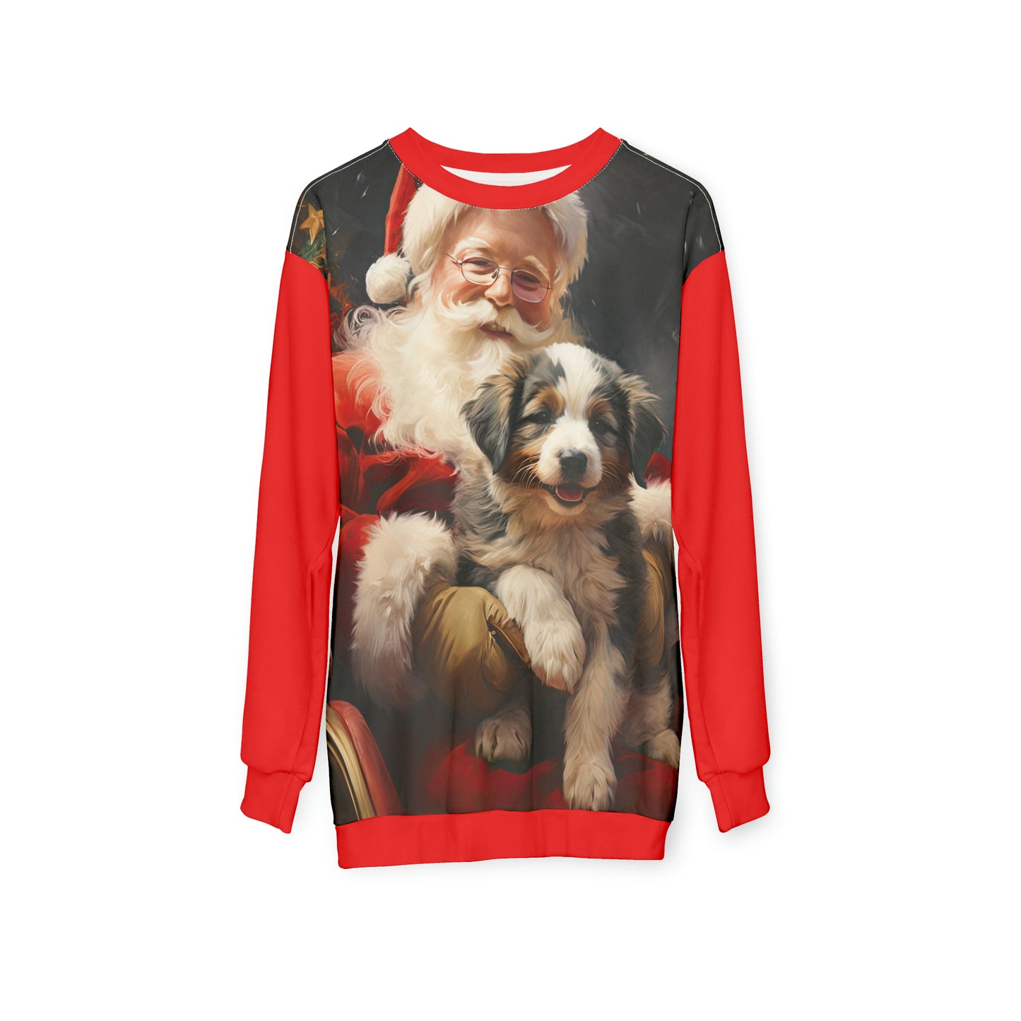 Santa Dog - Artistic Sweatshirt