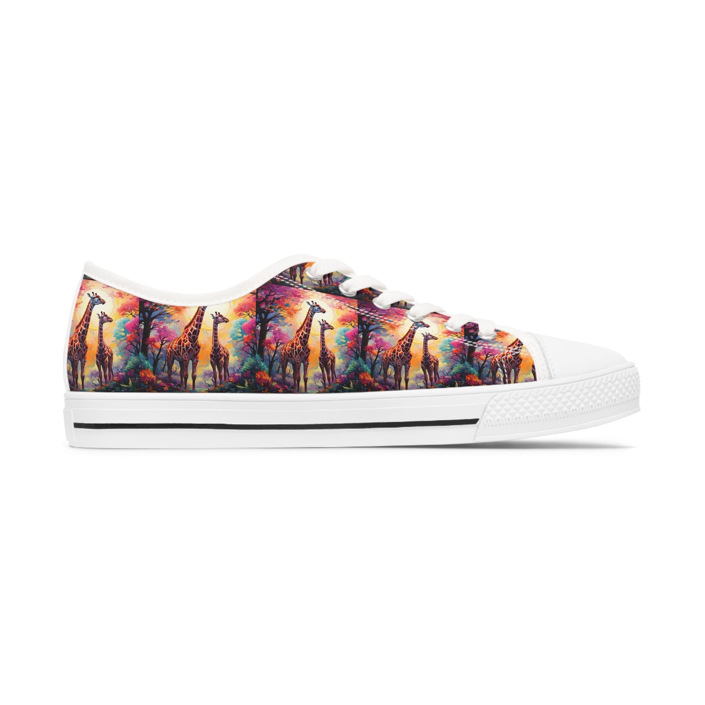 Giraffe Sunrise - Women's Sneakers