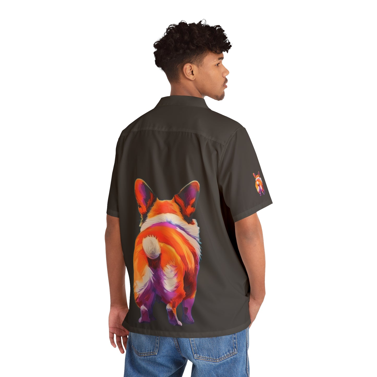 Corgi Butt in Black - California Chill Shirt