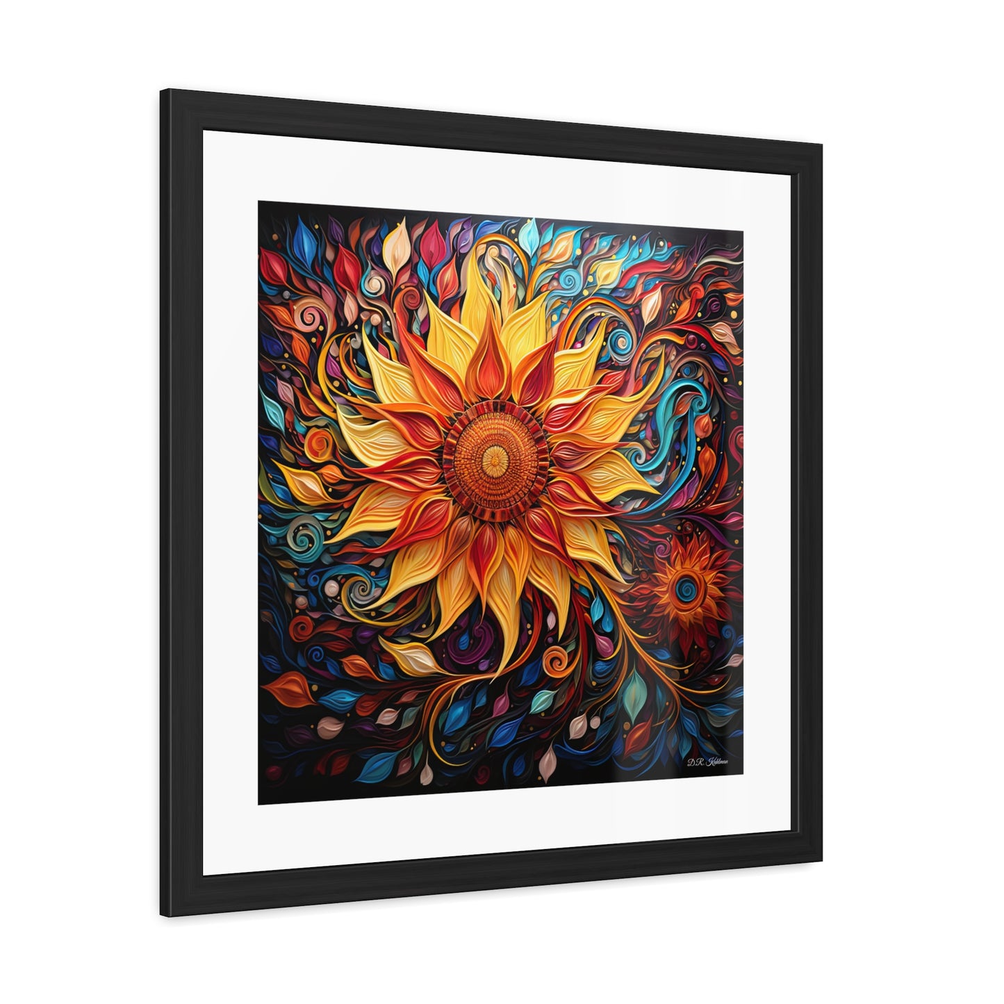 Blustery Blossom - Framed Fine Art Print