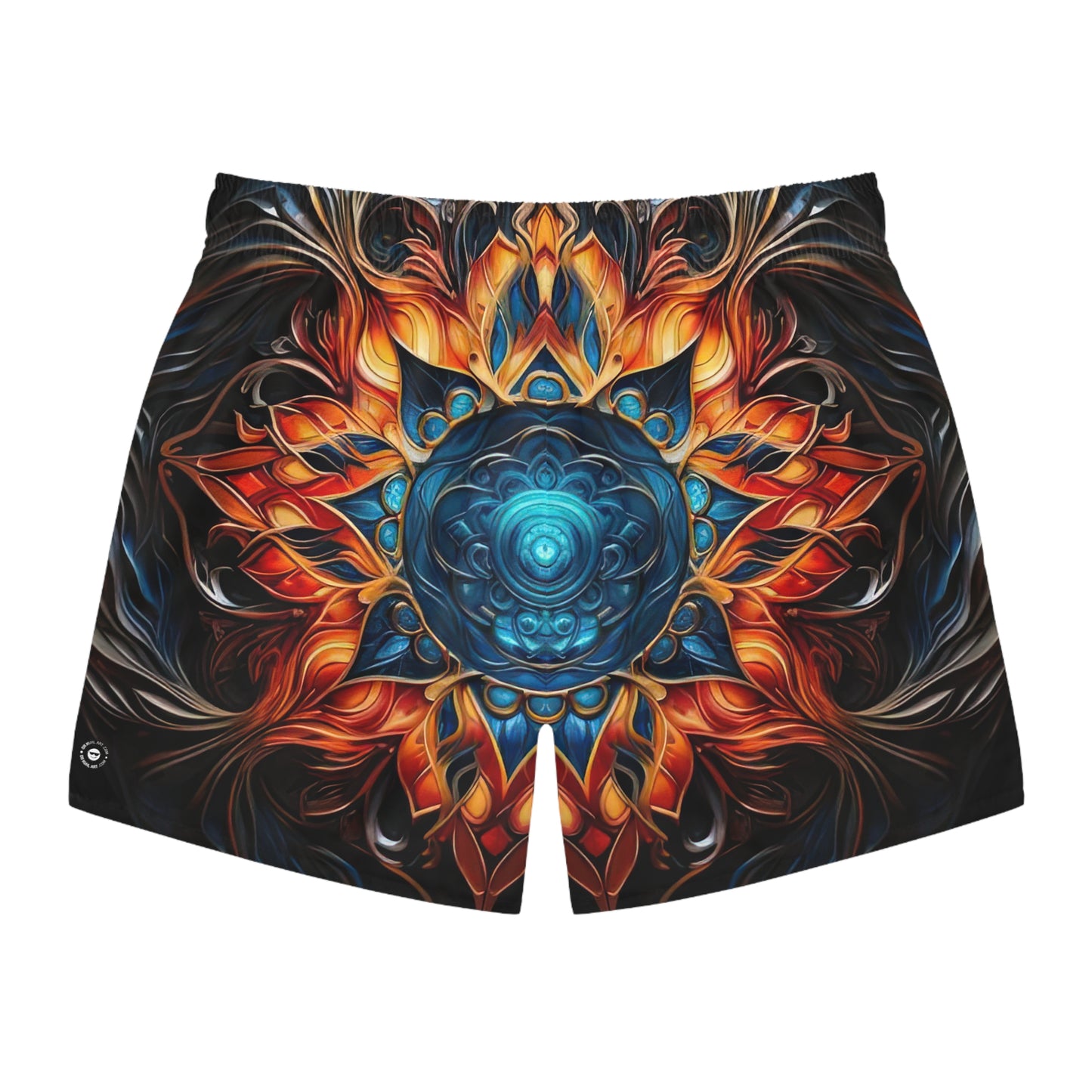 Fire and Ice - Artsy Swim Trunks