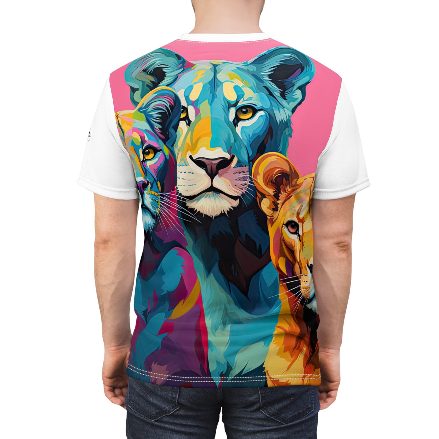 Lion Pride in White - Fashion Tee