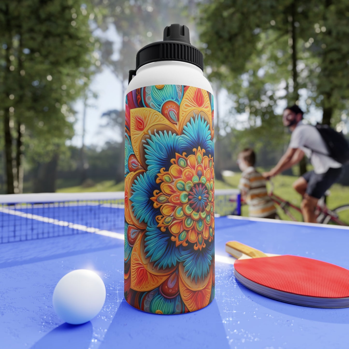 Floral Mandala - Water Bottle