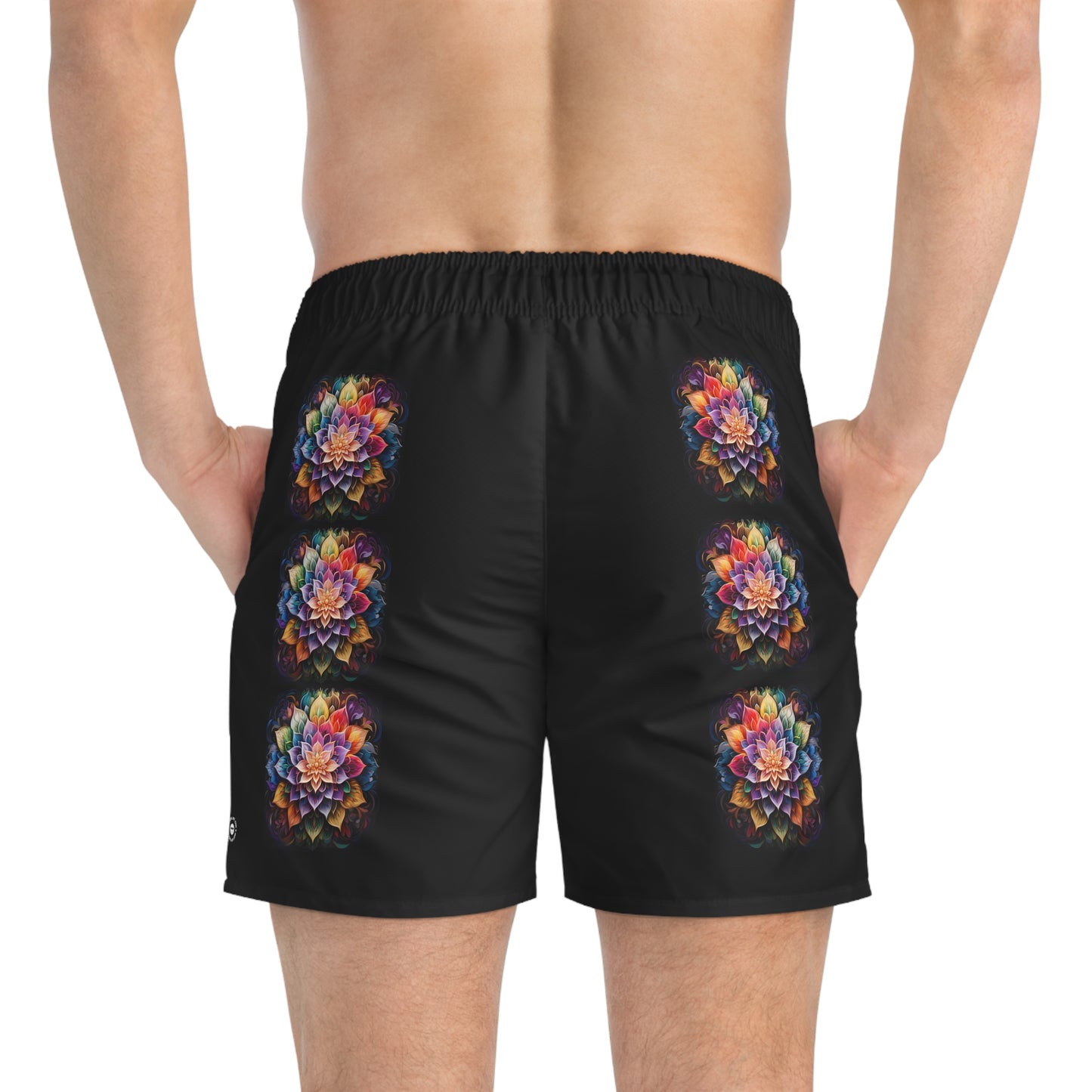 Lotus Mandala Trail - Artsy Swim Trunks