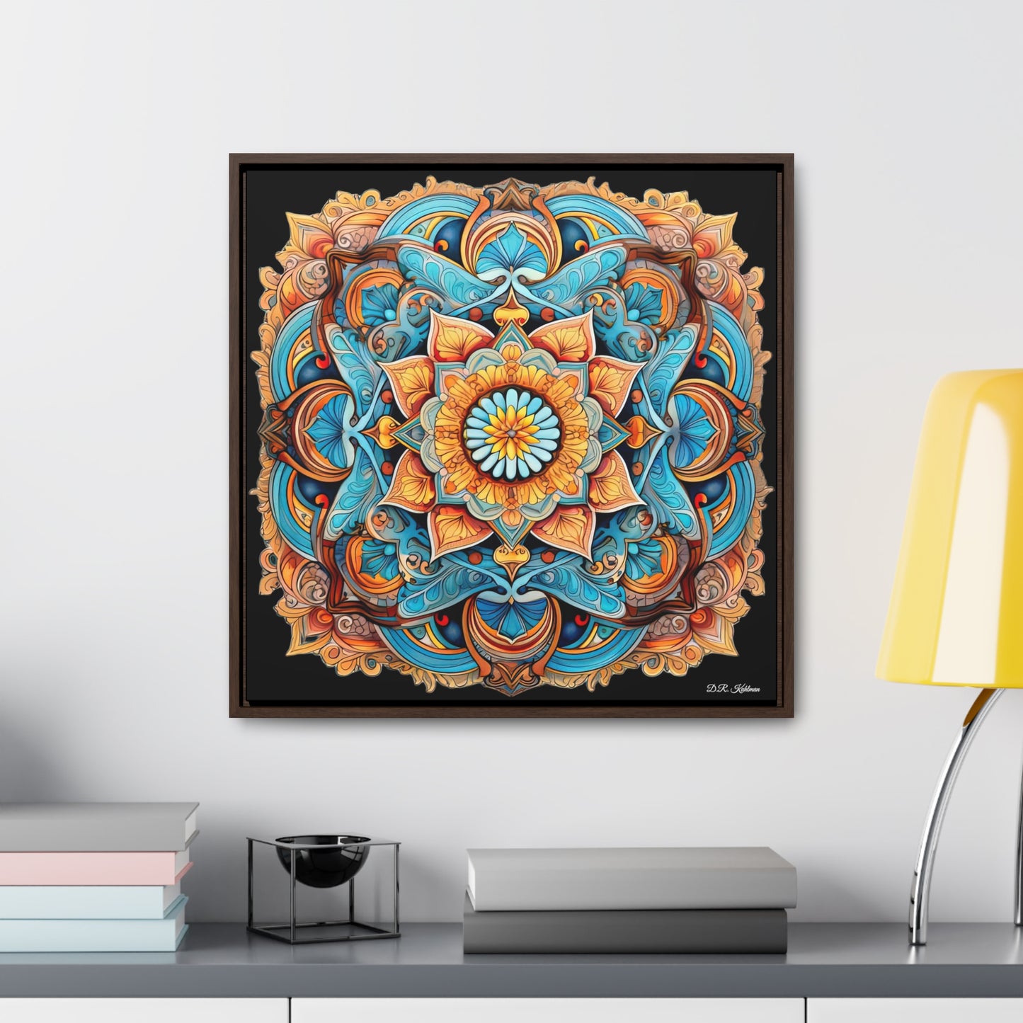 Winged Mandala on Canvas