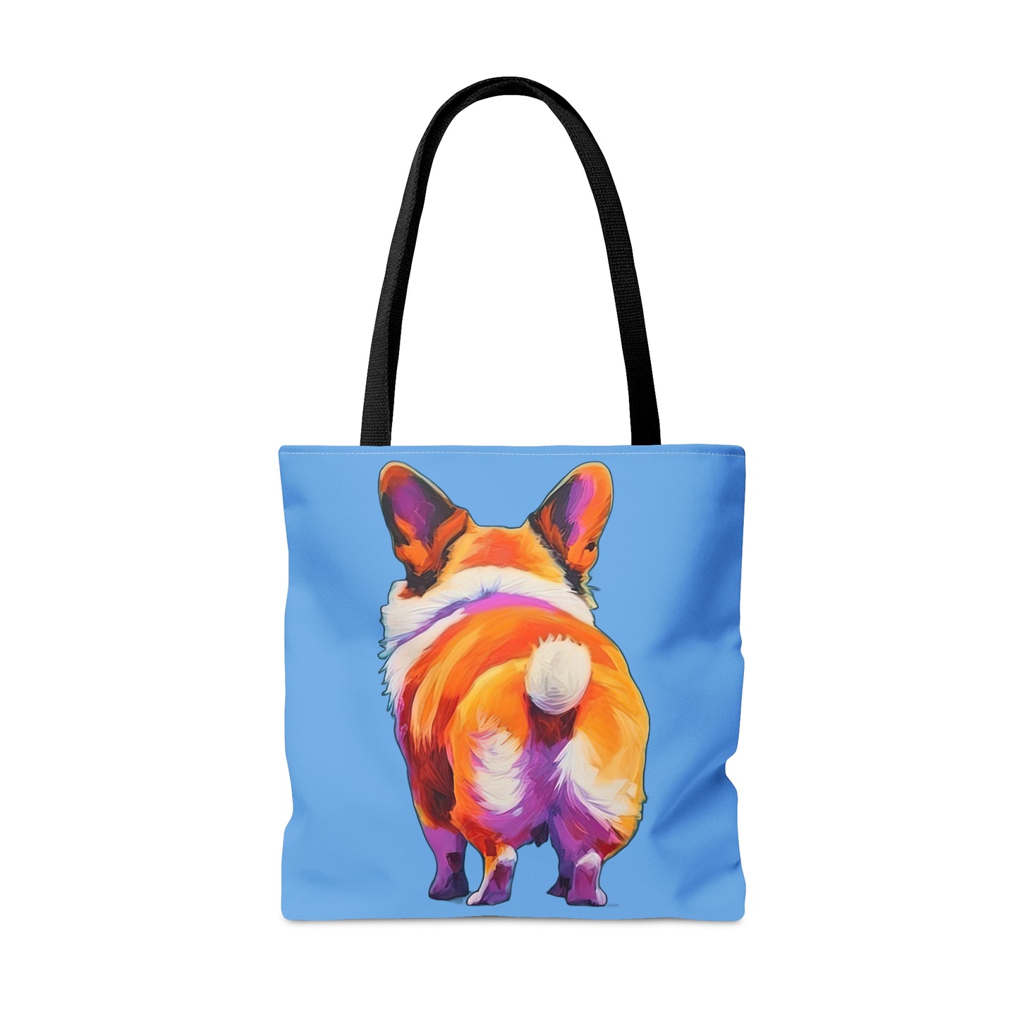 Corgi Butt in Blue - Artistic Tote Bag