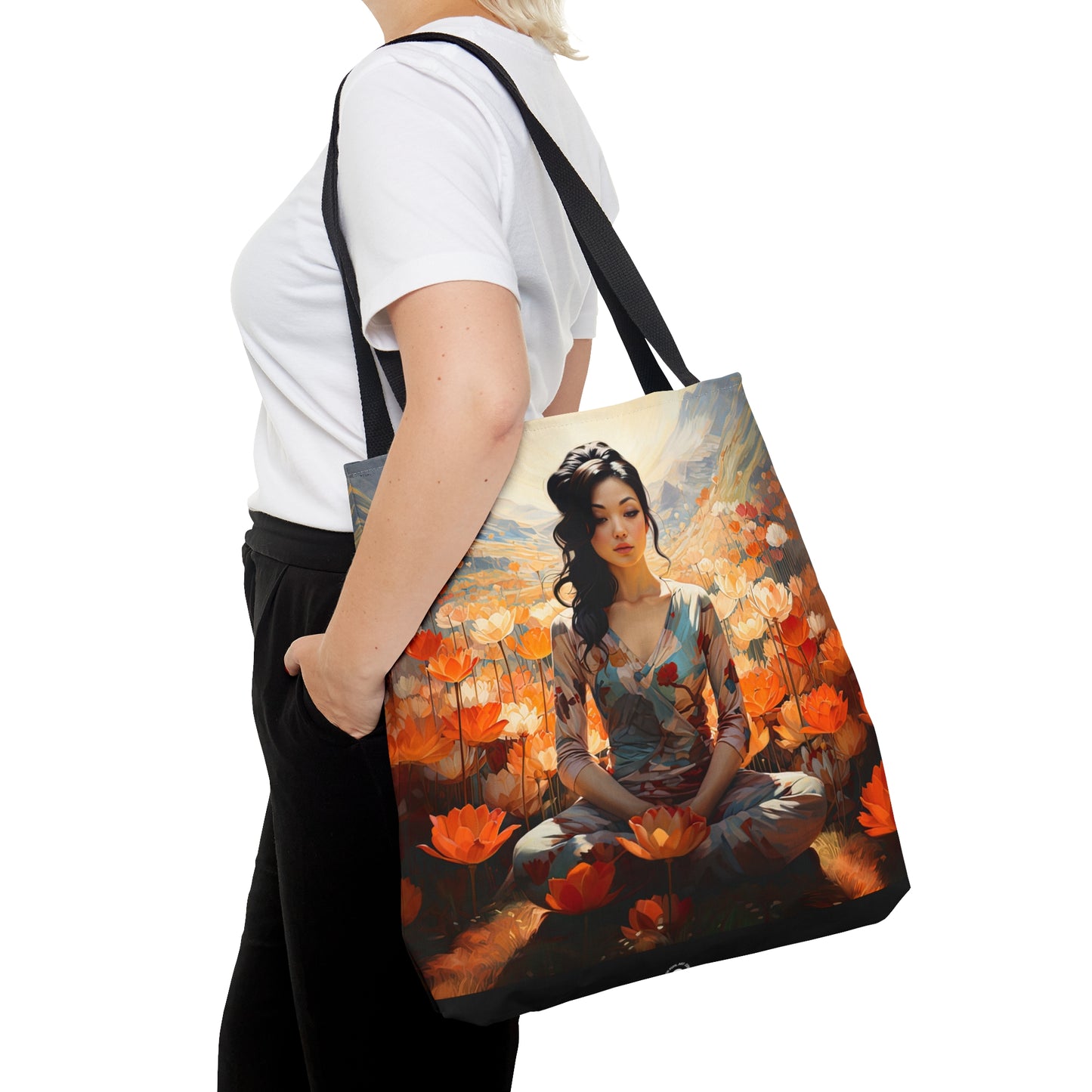 Enlotusment - Artistic Tote Bag