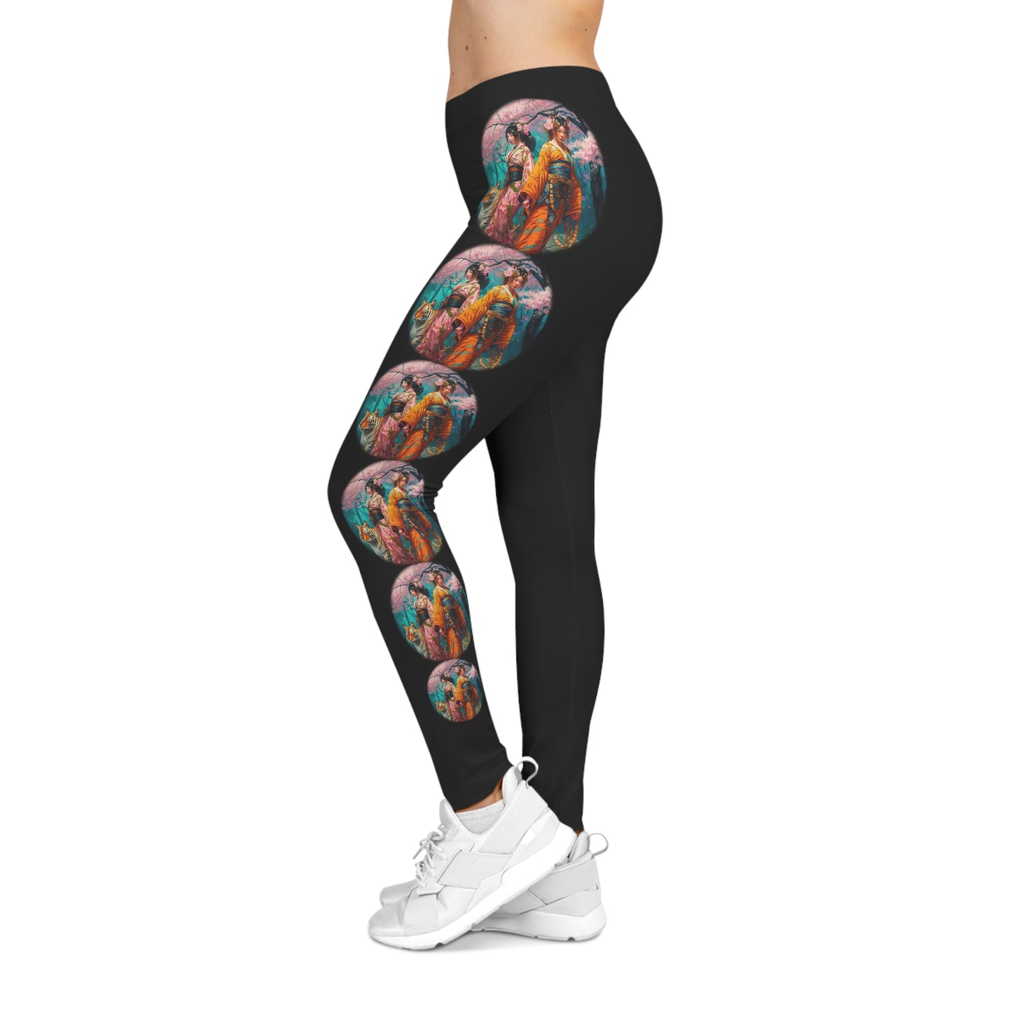 Tiger Geishas Trail - Artistic Leggings