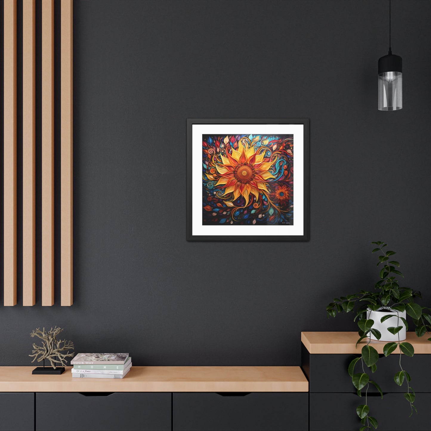 Blustery Blossom - Framed Fine Art Print