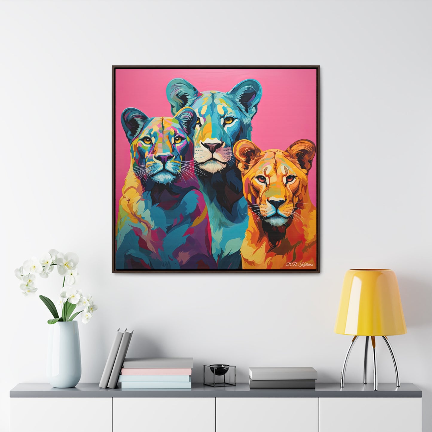 Lion Pride on Canvas