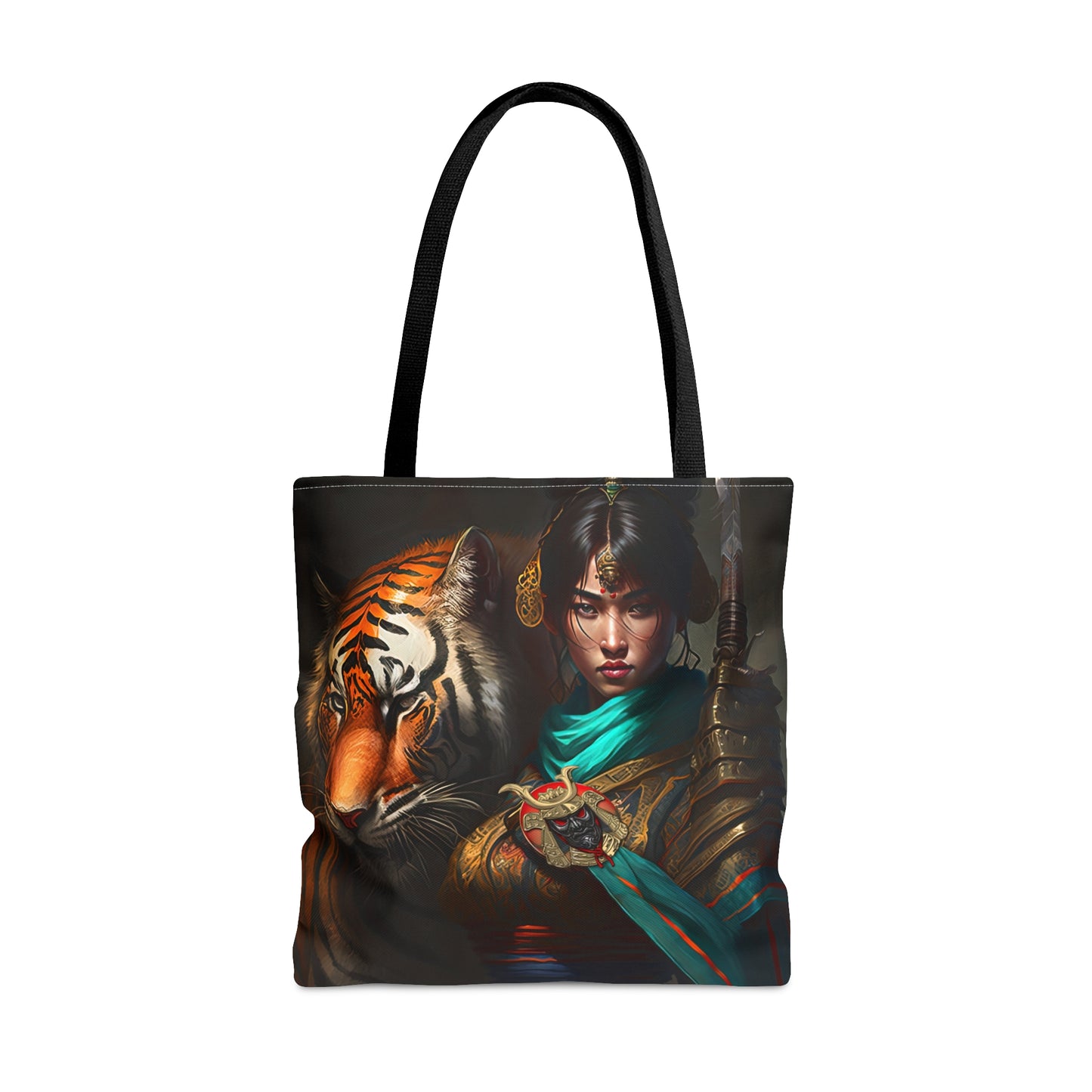 Bengal Tiger Goddess - Artistic Tote Bag