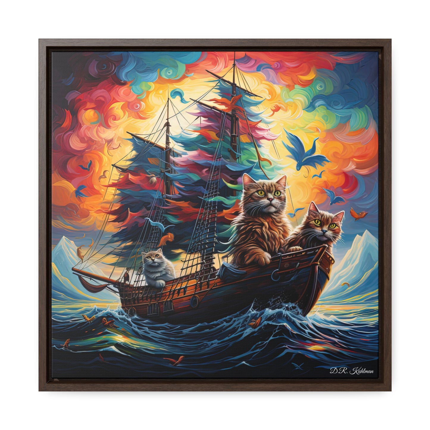 Sea Cats on Canvas