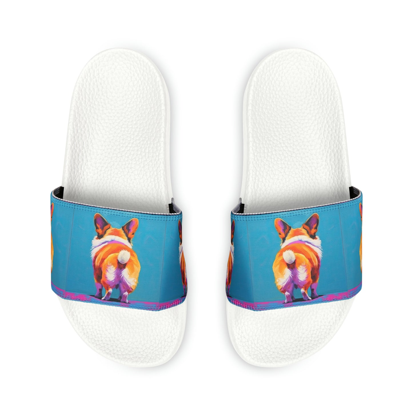 Corgi Butt Blues - Men's Slides