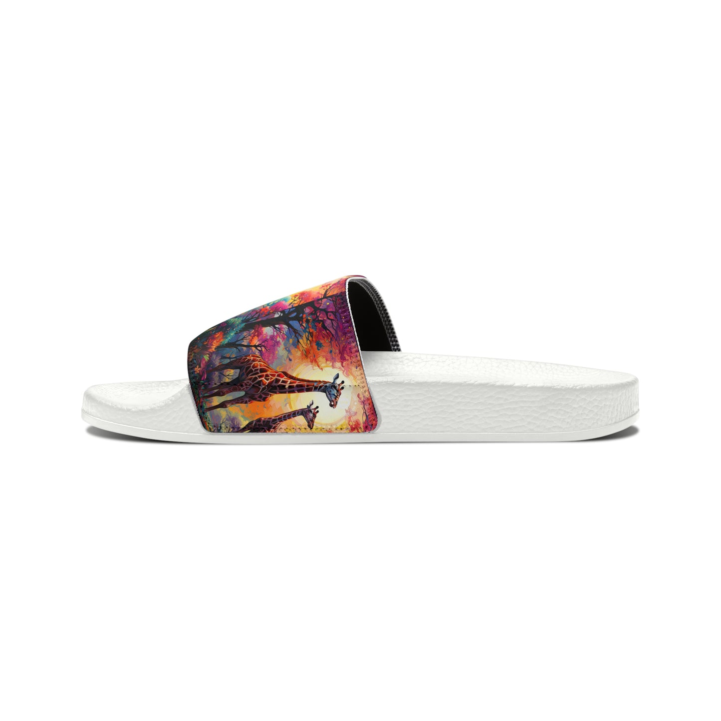 Giraffe Sunrise - Men's Slides