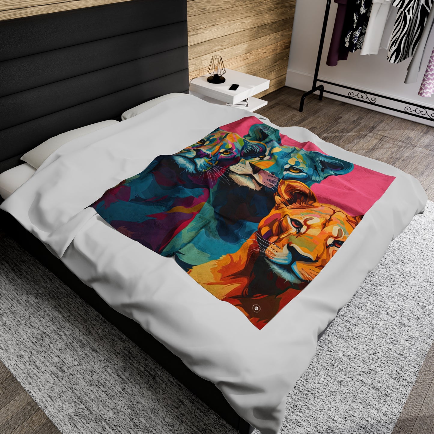 Lion Pride - Artsy Throw Blanket