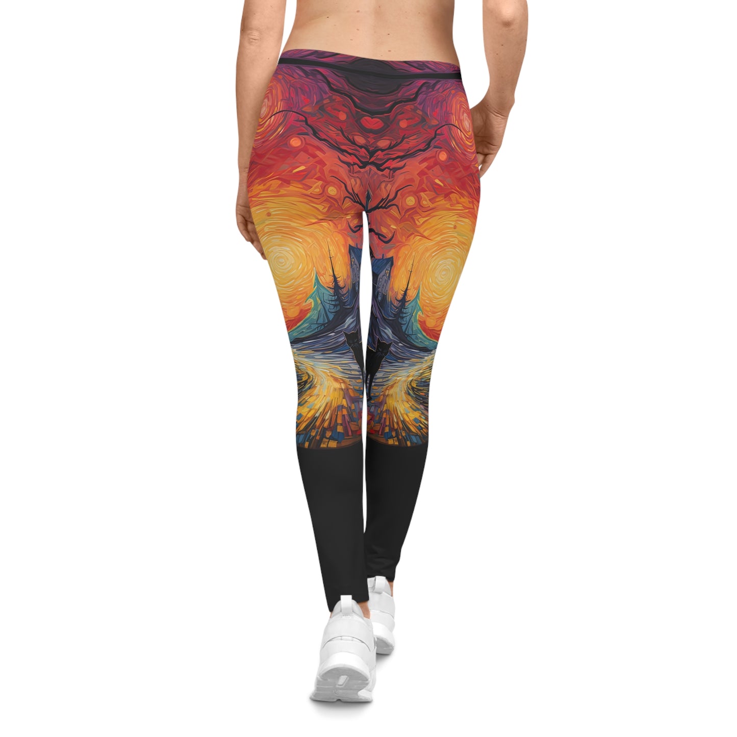 Scary Night - Artistic Leggings