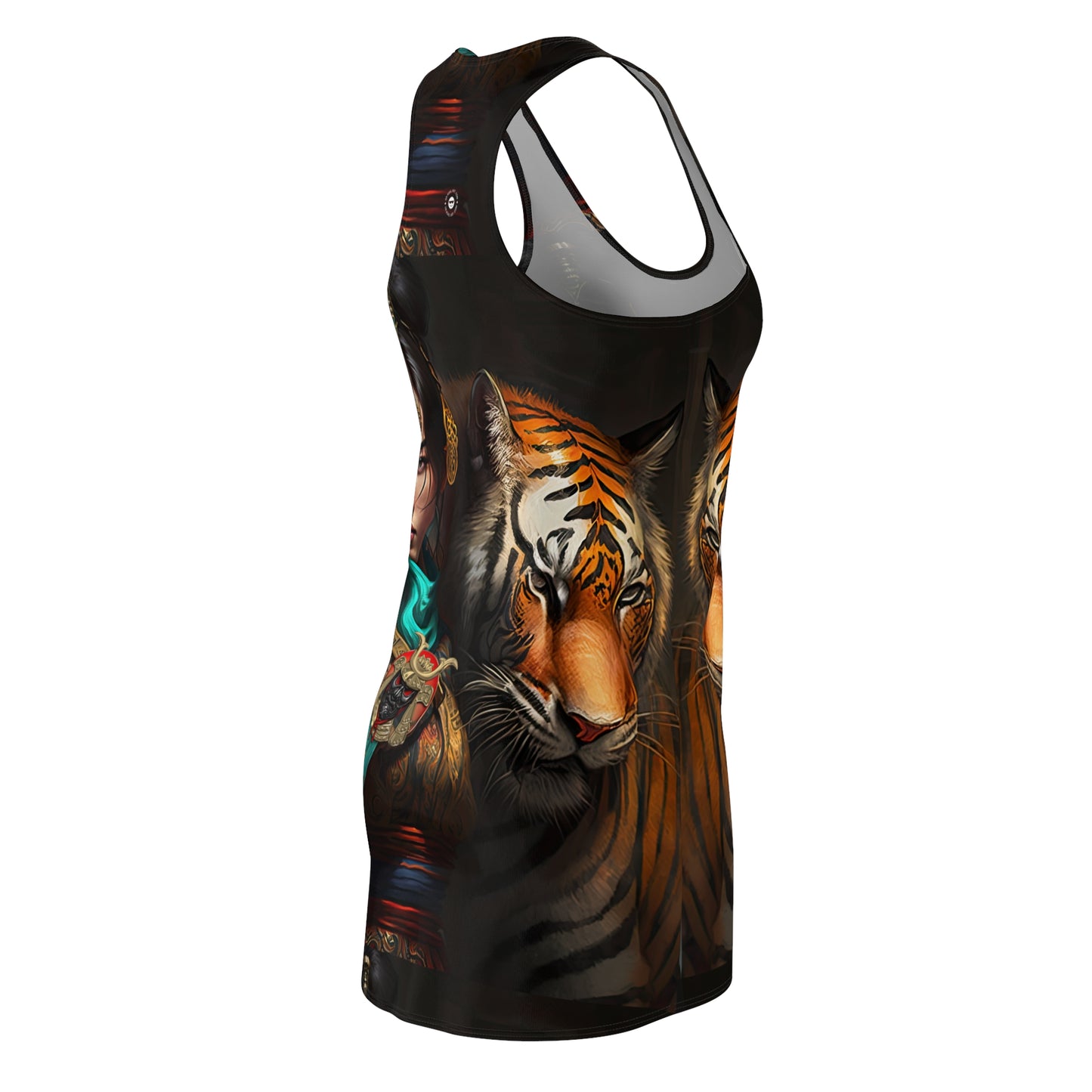 Bengal Tiger Goddess - Artistic Racerback Dress