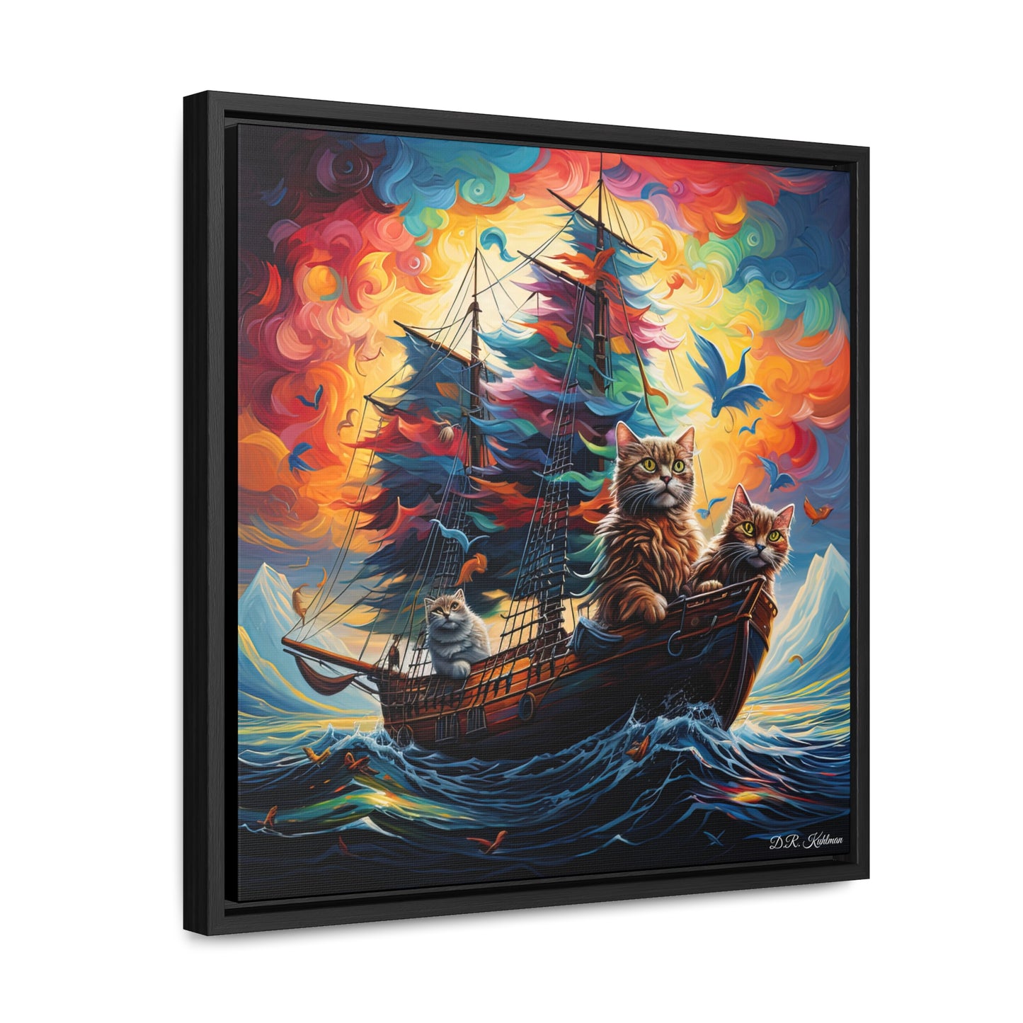 Sea Cats on Canvas